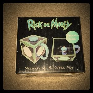 Rick and morty square mug